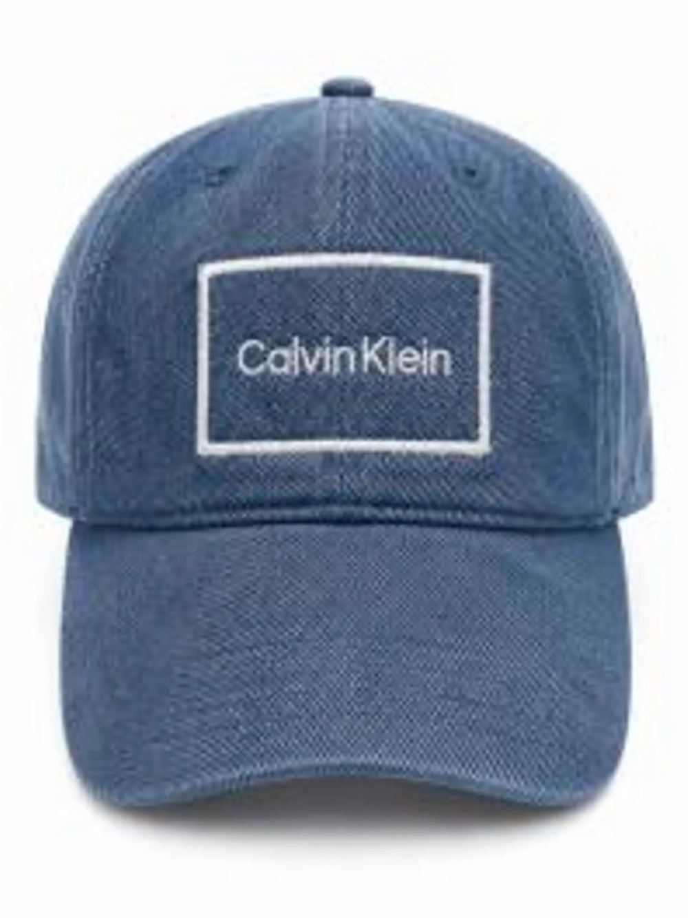 Calvin Klein 100% cotton Denim baseball Hat in blue one size NWT